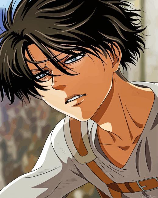 Handsome levi ackerman painting by numbers.jpeg