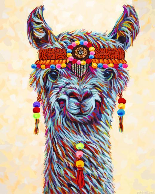 Hippie llama painting by numbers.jpeg