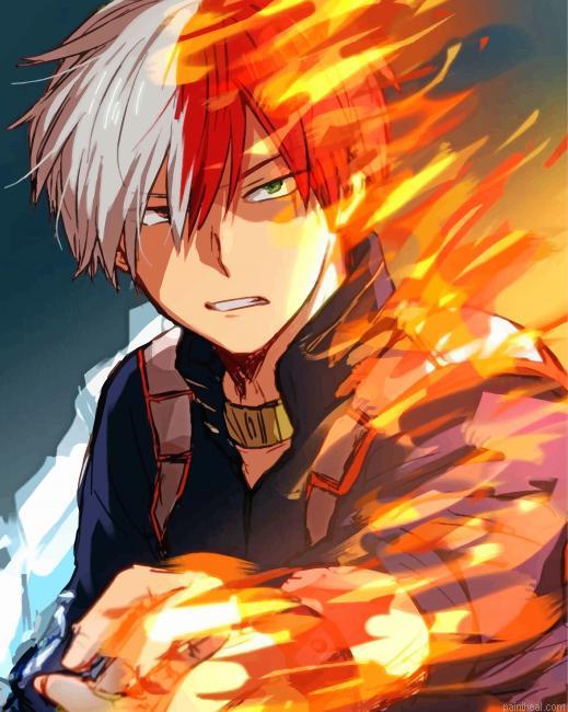 Ice and fire todoroki painting by numbers.jpeg