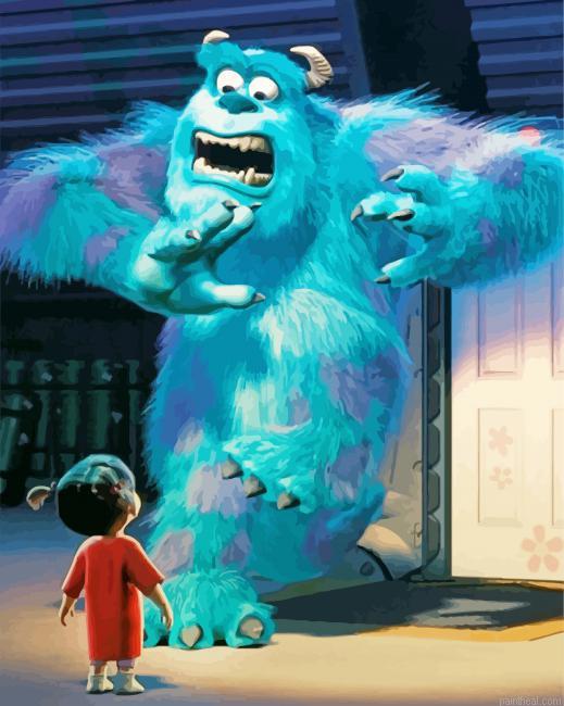 James p sullivan monster inc painting by numbers.jpeg