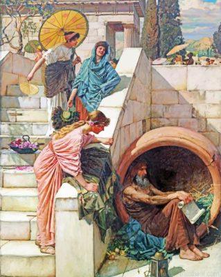John william waterhouse diogene painting by numbers.jpeg