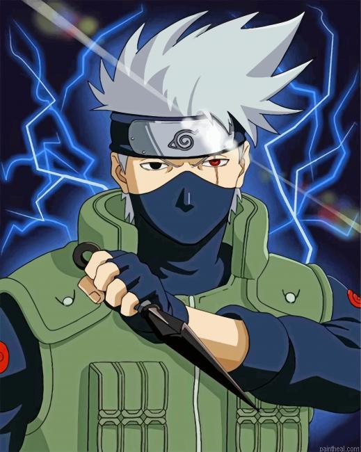 Kakashi hatake naruto painting by numbers.jpeg