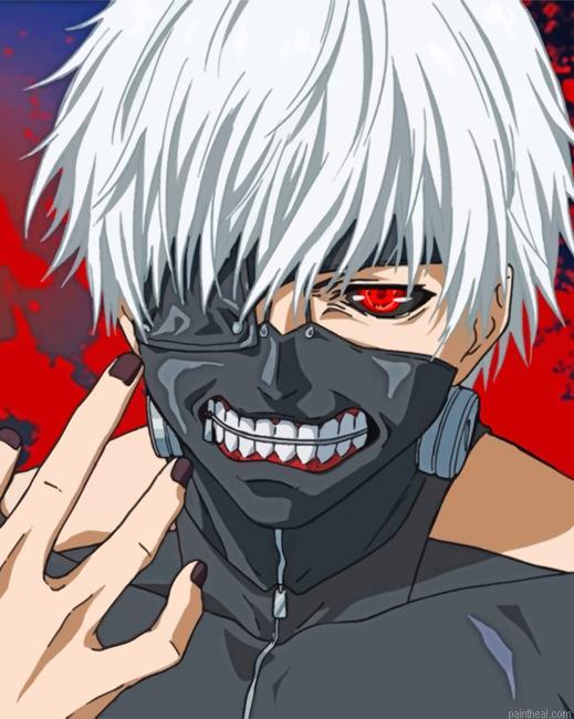 Kaneki tokyo ghoul painting by numbers.jpeg
