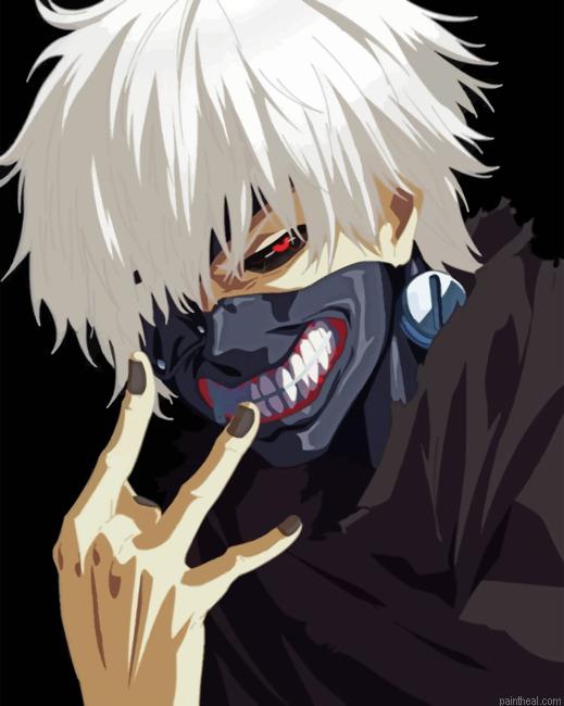 Ken kaneki anime painting by numbers.jpeg