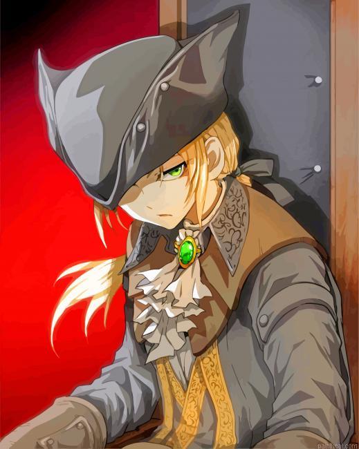Lady maria bloodborne anime painting by numbers.jpeg