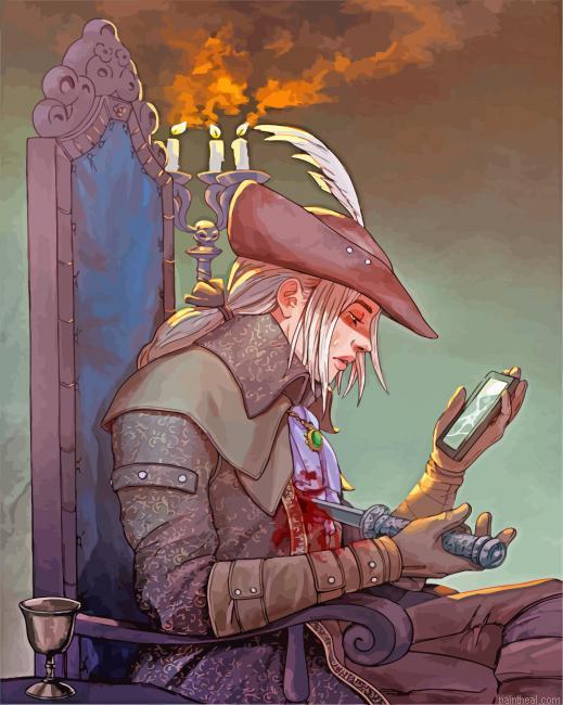 Lady maria of the astral clocktower art painting by numbers.jpeg