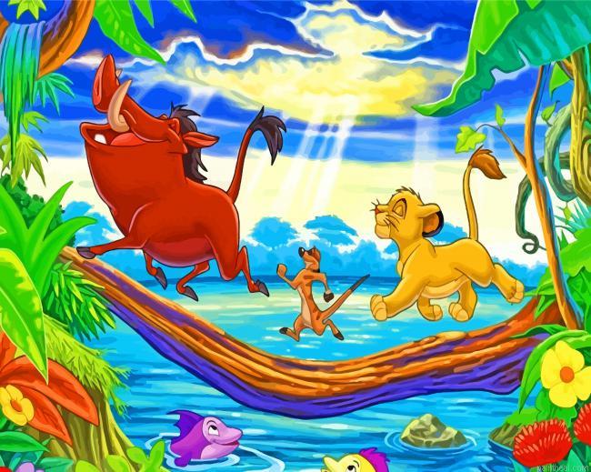 Lion king baby simba and friends painting by numbers.jpeg