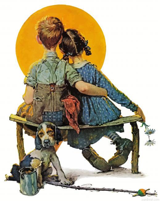 Little couple norman rockwell painting by numbers.jpeg