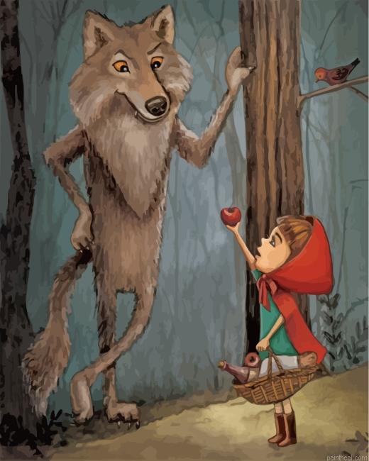 Little red riding hood animation painting by numbers.jpeg