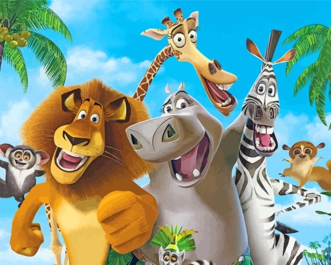 Madagascar funny animals painting by numbers.jpeg