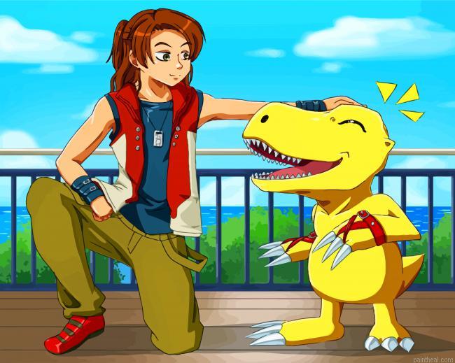 Masaru and agumon painting by numbers.jpeg
