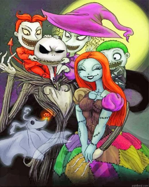 Nightmare before christmas painting by numbers.jpeg