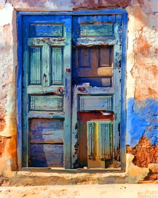 Old blue door painting by numbers.jpeg