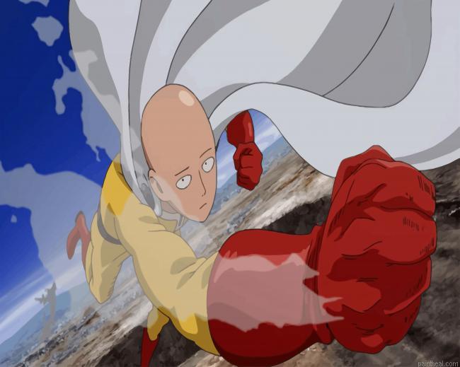 One punch man painting by numbers.jpeg
