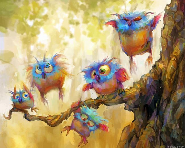 Owls art painting by numbers.jpeg
