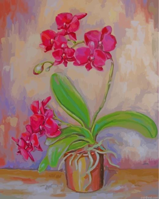 Pink orchid flower painting by numbers.jpeg