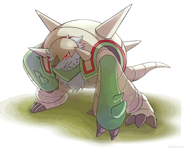 Pokemon chesnaught painting by numbers.jpeg