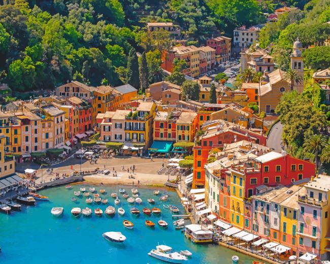 Portofino italy painting by numbers.jpeg