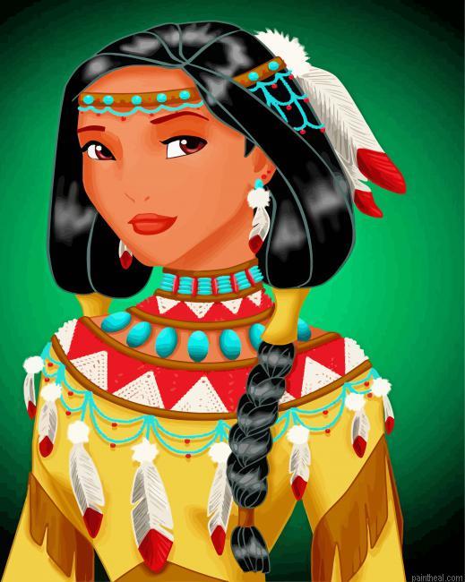 Princess pocahontas painting by numbers.jpeg