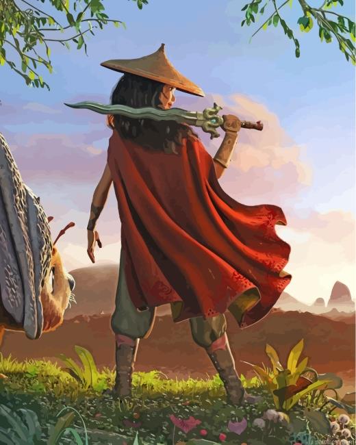 Raya warrior painting by numbers.jpeg