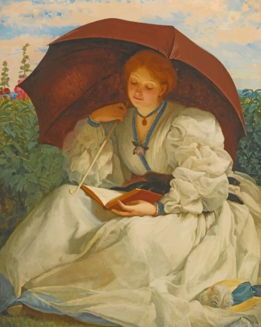 Reading in sunny afternoon painting by numbers.jpeg