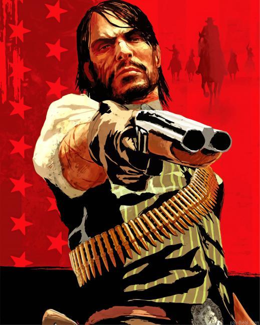 Red dead redemption game painting by numbers.jpeg