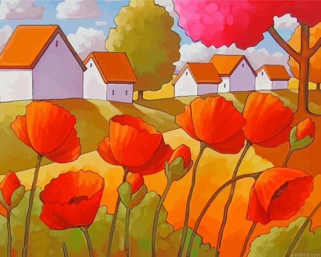 Red poppies painting by numbers.jpeg