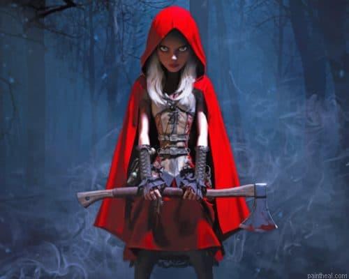 Red riding hood painting by numbers.jpeg