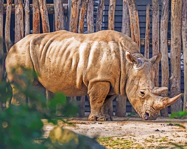 Rhinoceros in zoo painting by numbers.jpeg