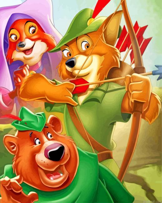 Robin hood disney movie painting by numbers.jpeg