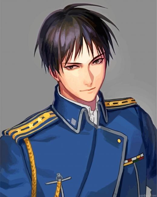 Roy mustang fullmetal alchemist painting by numbers.jpeg