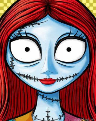 Sally from nightmare before christmas painting by numbers.jpeg