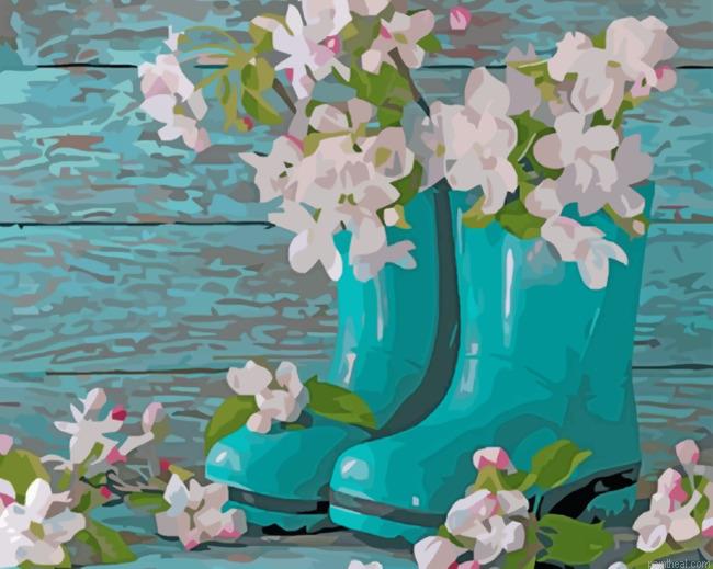 Shoes and flowers painting by numbers.jpeg