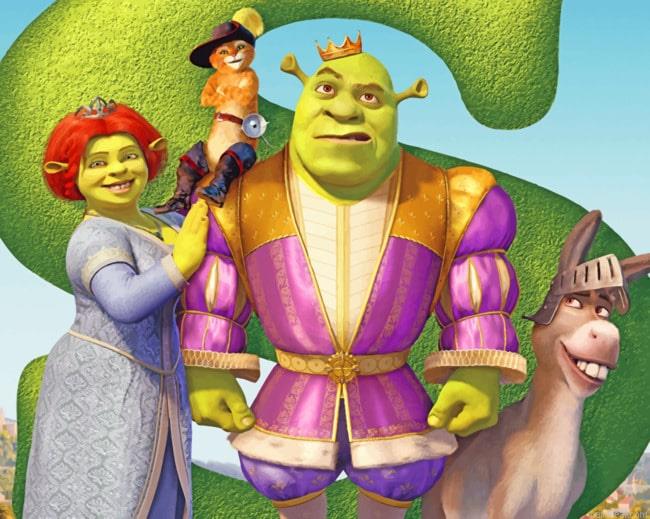 Shrek and fionas family painting by numbers.jpeg