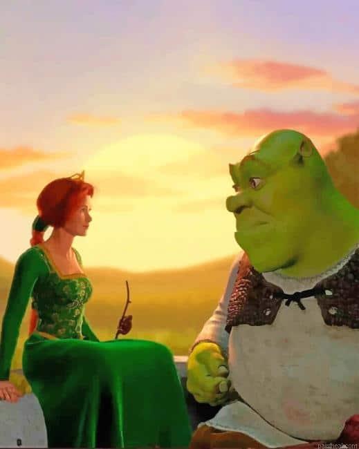 Shrek and princess fiona painting by numbers.jpeg