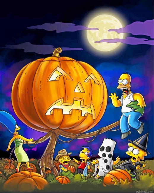 Simpsons treehouse of horror painting by numbers.jpeg