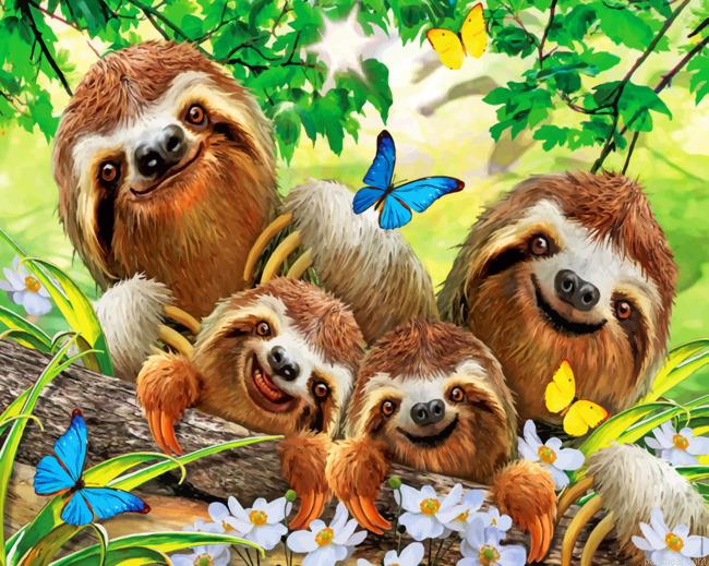Sloths family painting by numbers.jpeg