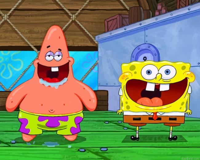 Sponge bob and patrick star painting by numbers.jpeg
