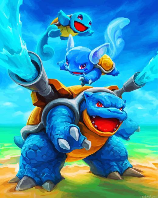 Squirtle pokemon painting by numbers.jpeg