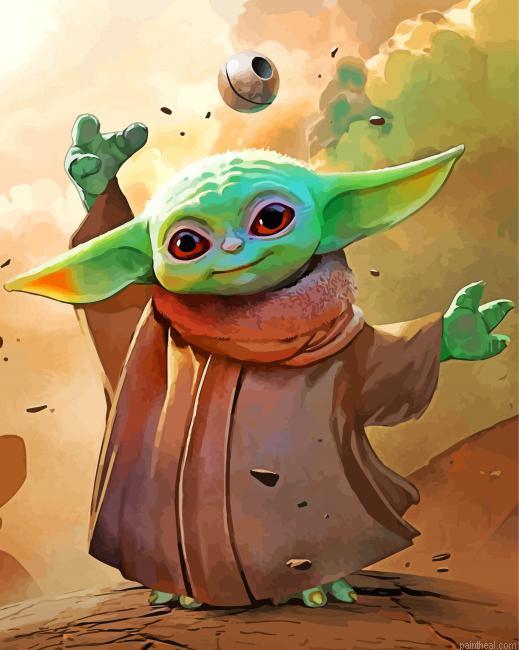 Star wars baby yoda painting by numbers.jpeg