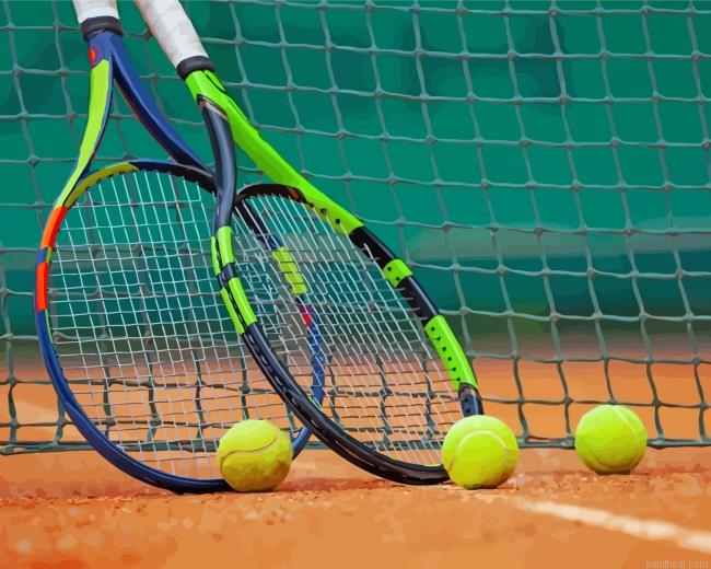 Tennis game equipment painting by numbers.jpeg