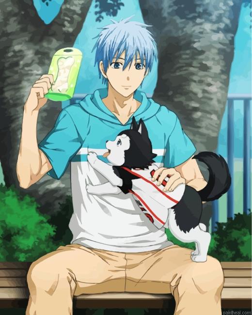 Tetsuya kuroko and his puppy painting by numbers.jpeg