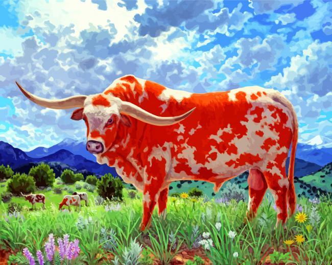 Texas longhorn painting by numbers.jpeg