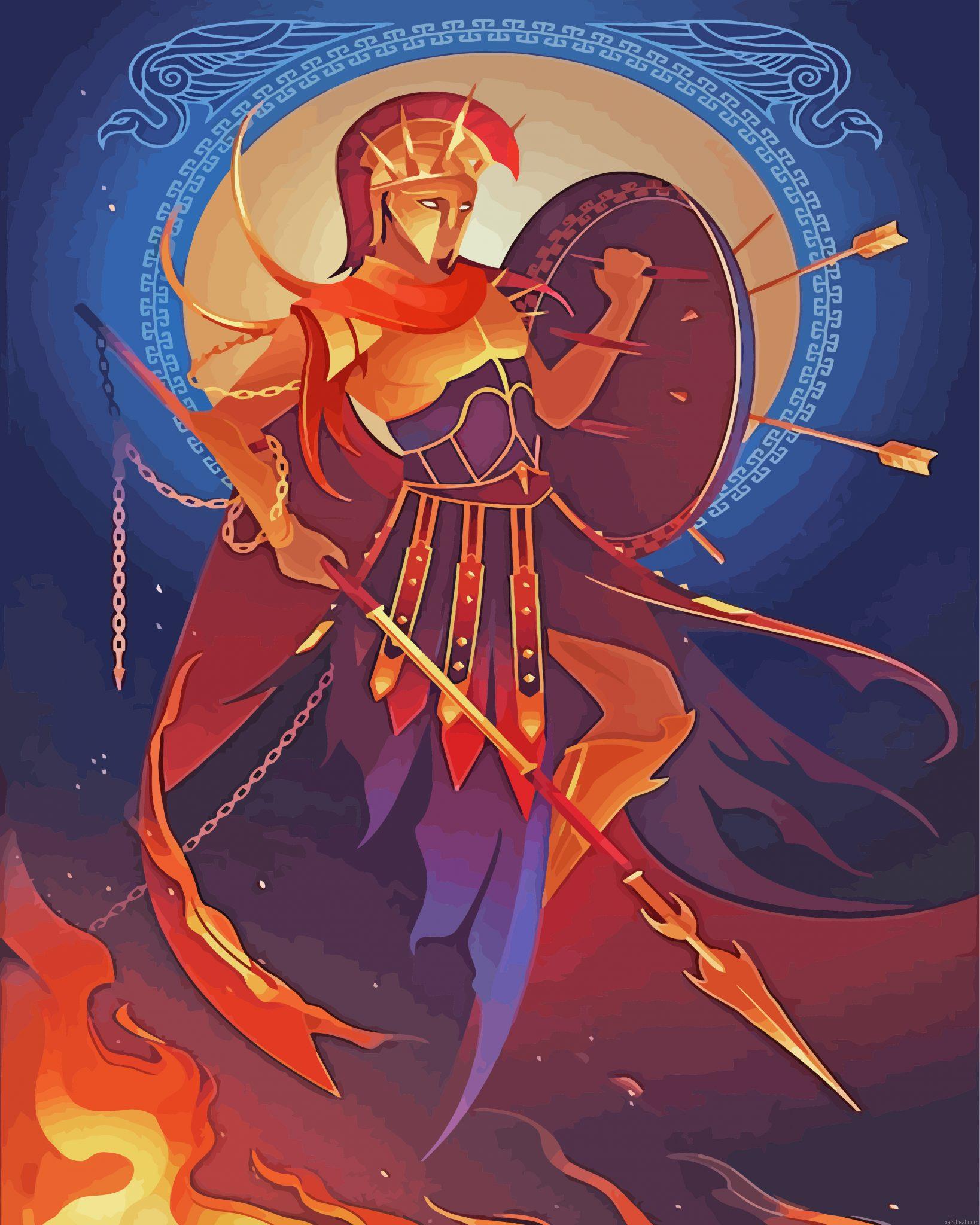 The constellation orion the hunter painting by numbers.jpeg