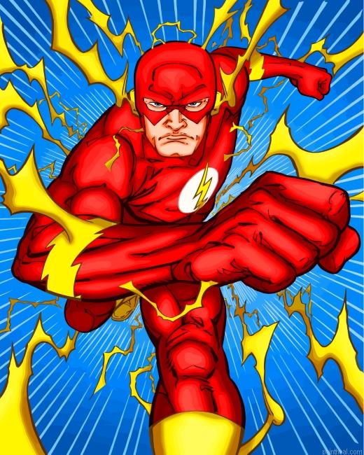 The flash illustration painting by numbers.jpeg