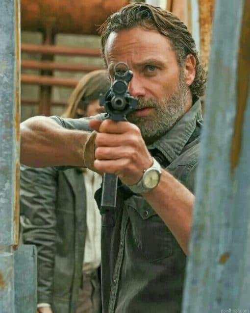 The walking dead rick grimes painting by numbers.jpeg