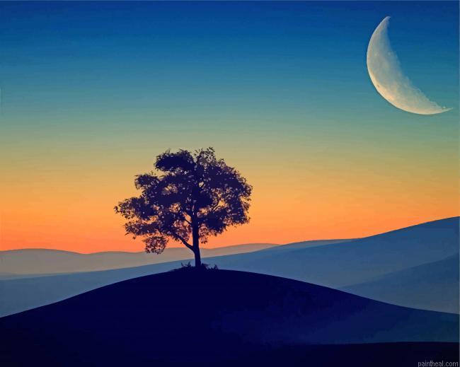 Tree silhouette moon painting by numbers.jpeg