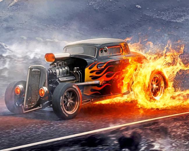 Vintage fire car painting by numbers.jpeg