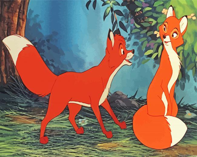 Vixey and tod painting by numbers.jpeg