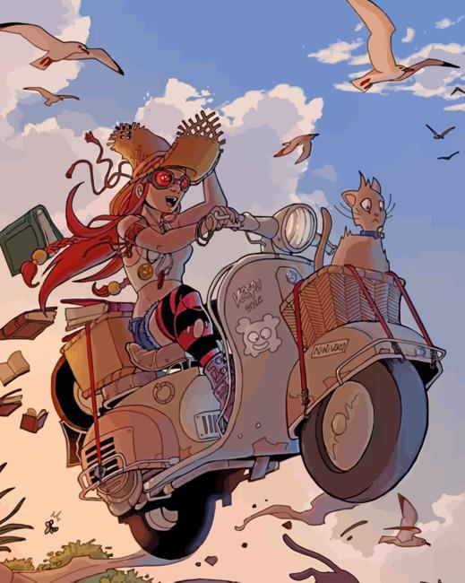Witch on scooter painting by numbers.jpeg